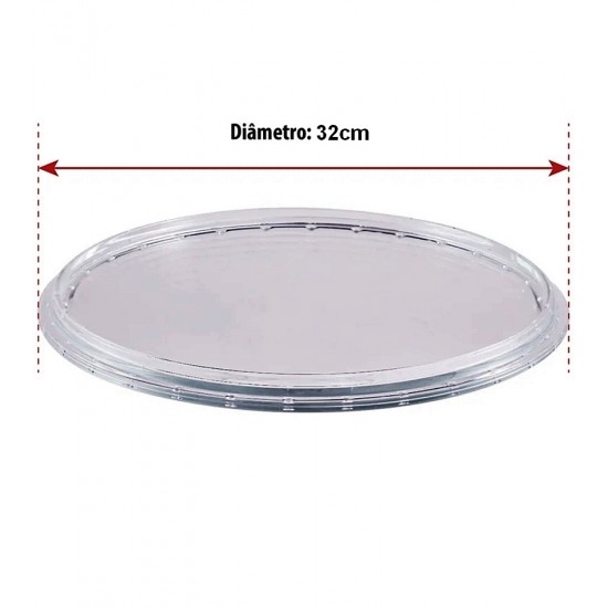 Prato 32cm Para Bolo San Remos 2 Lados